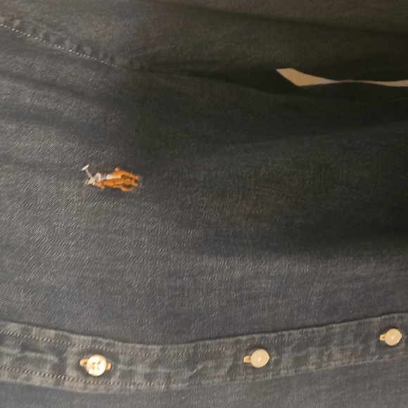 Ralph Lauren Denim Button-Up Women's Shirt size XL - Picture 3 of 5